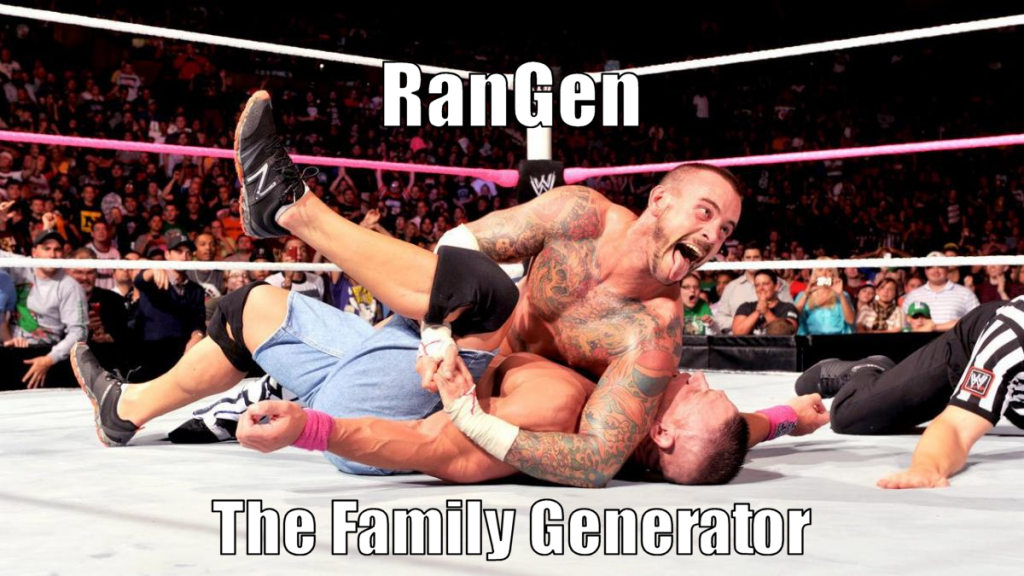 RanGen finally beats the Family Gen into shape... (John Cena vs C.M.Punk Wrestling)